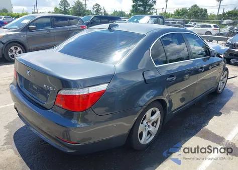 2008 BMW 535I z USA, uszkodzony, nr VIN WBANW13578CZ82389